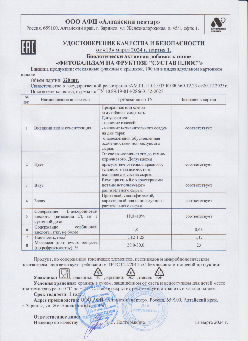 Паспорт №032024